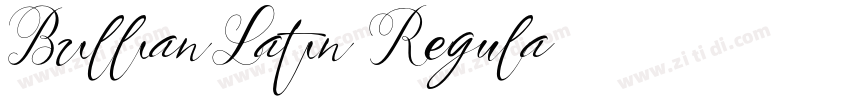 BrillianLatin Regula字体转换